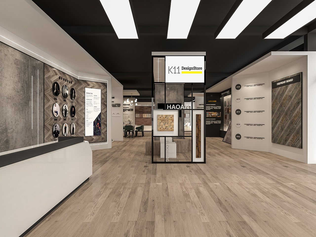 豪安地板展厅（图ZMjIxNDUyNTcy） - 展陈设计 - 站酷设计师闵晨阳原创素材 - 站酷ZCOOL