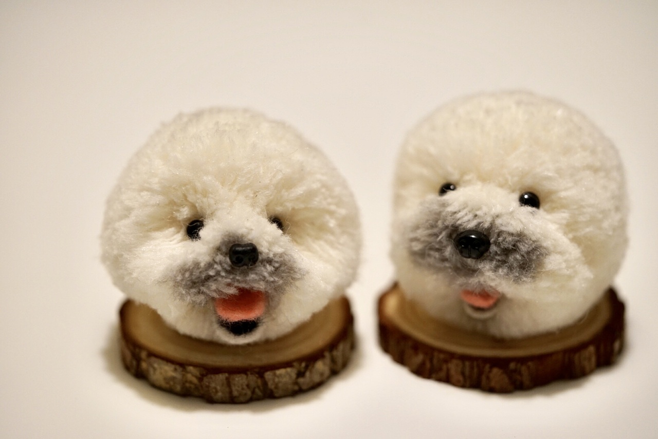 羊毛毡比熊泰迪狗狗