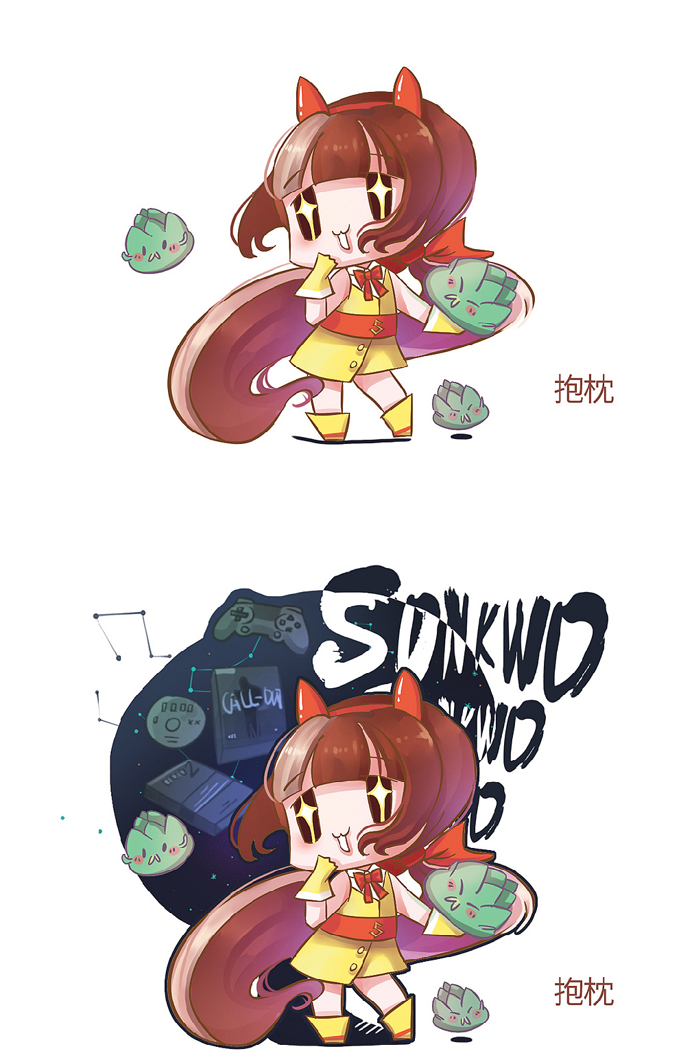 公司周年形象周边产品（图ZMTUxODg2ODI4） - 商业插画 - 站酷设计师朱宇宙原创素材 - 站酷ZCOOL