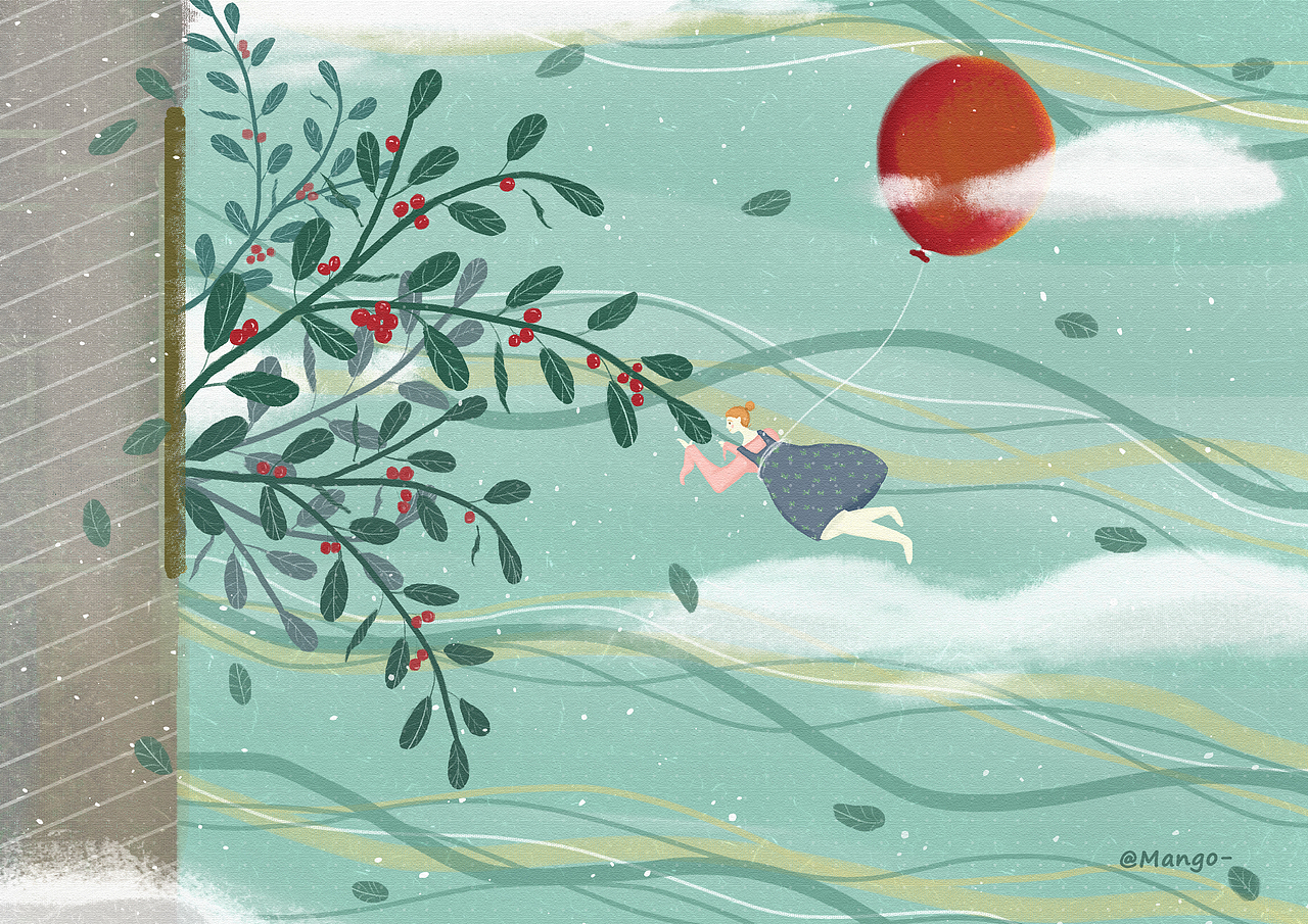 空中植物园？（图ZMTU1MTE1MTk2） - 儿童插画 - 站酷设计师Mango1219原创素材 - 站酷ZCOOL