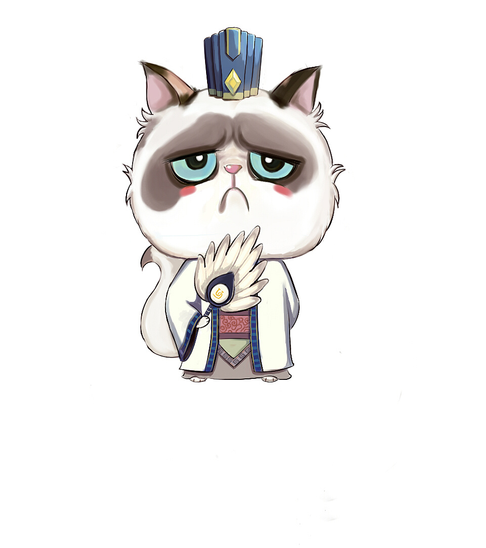 为游久公司设计的卡通形象小妖