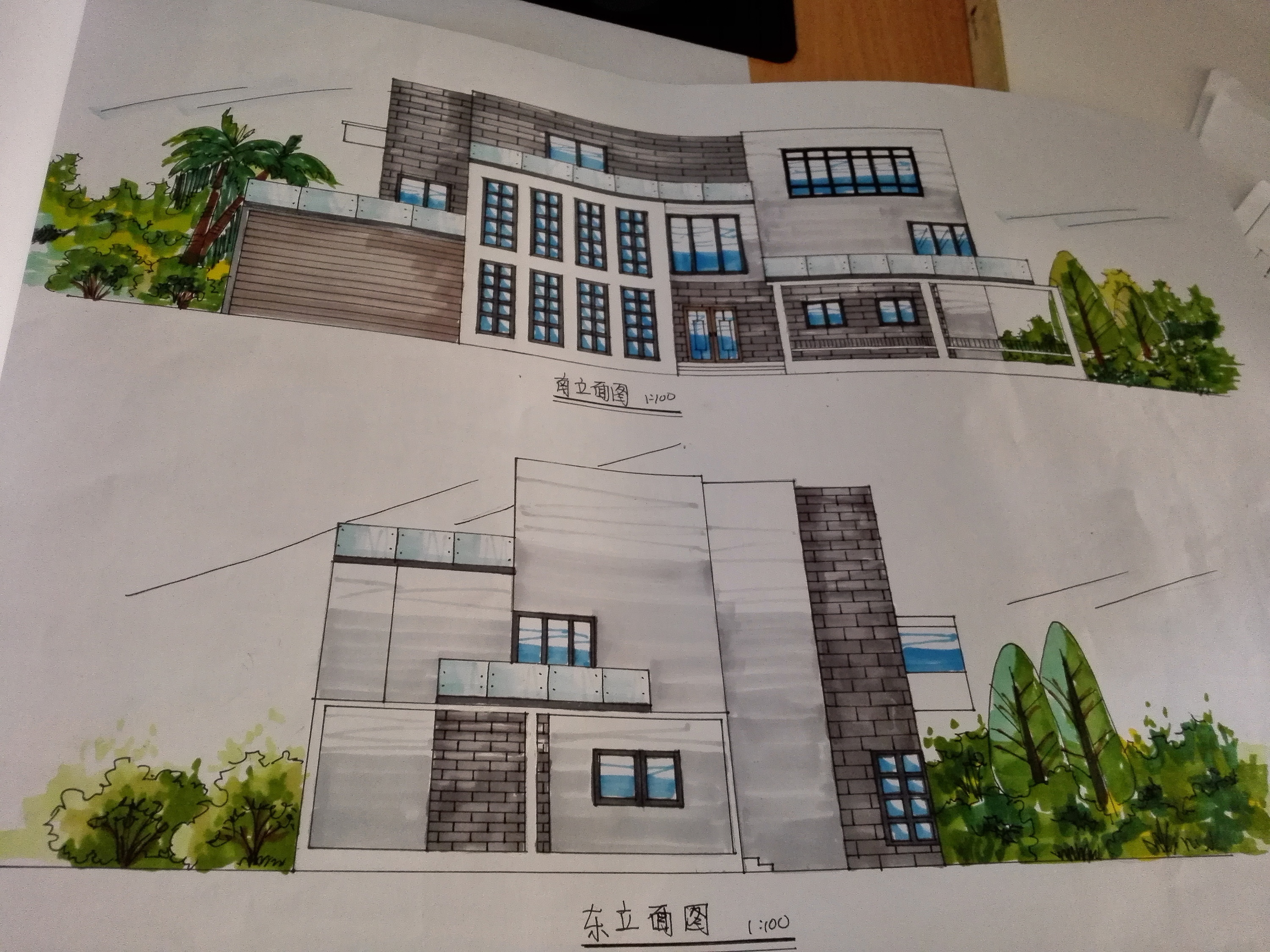 小区一角