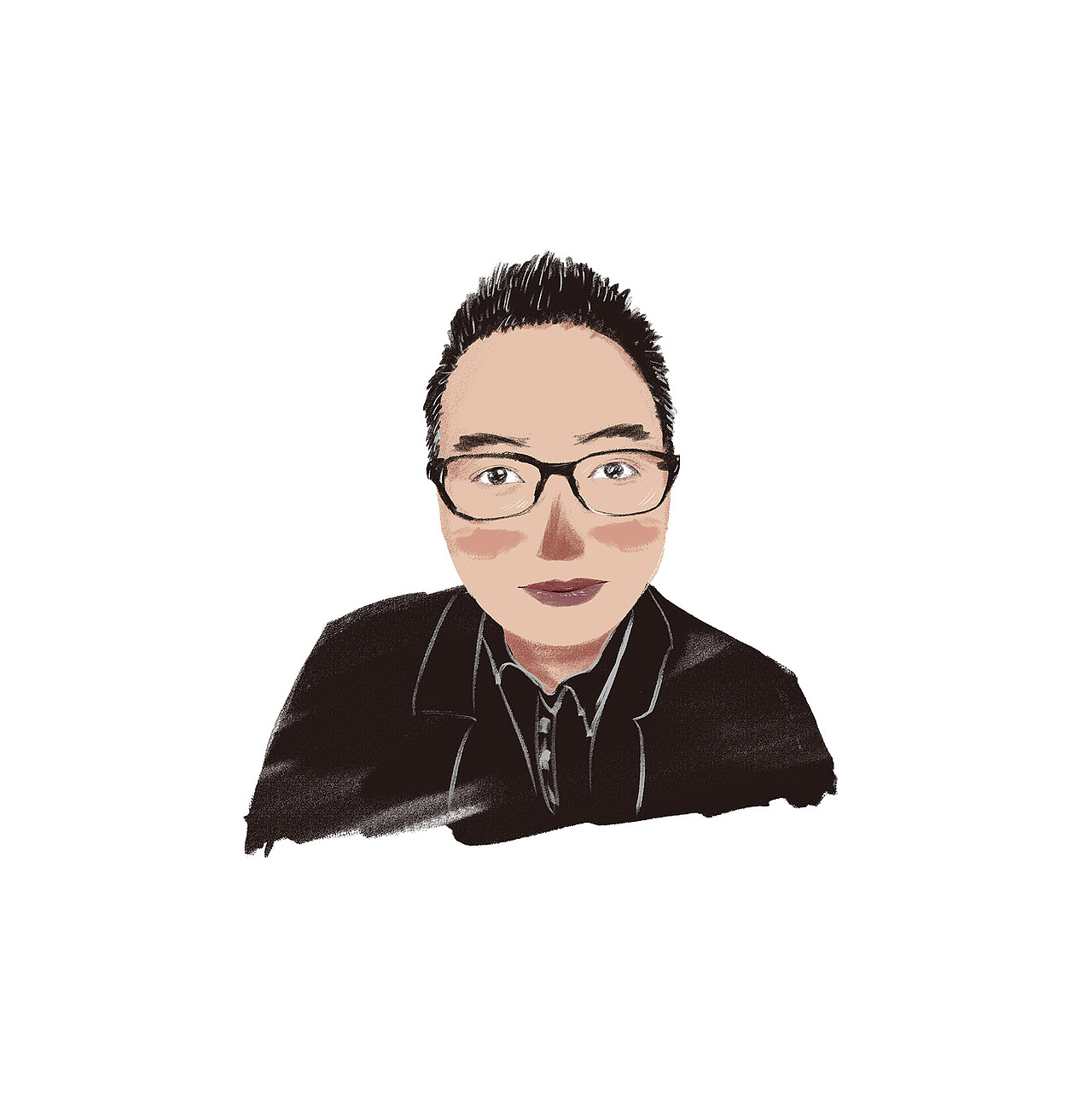 人物插画练习-500