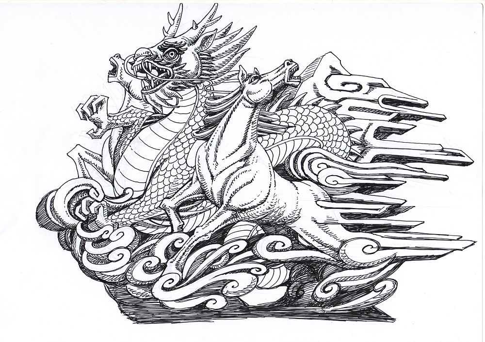 第二版草图,强调力量感.