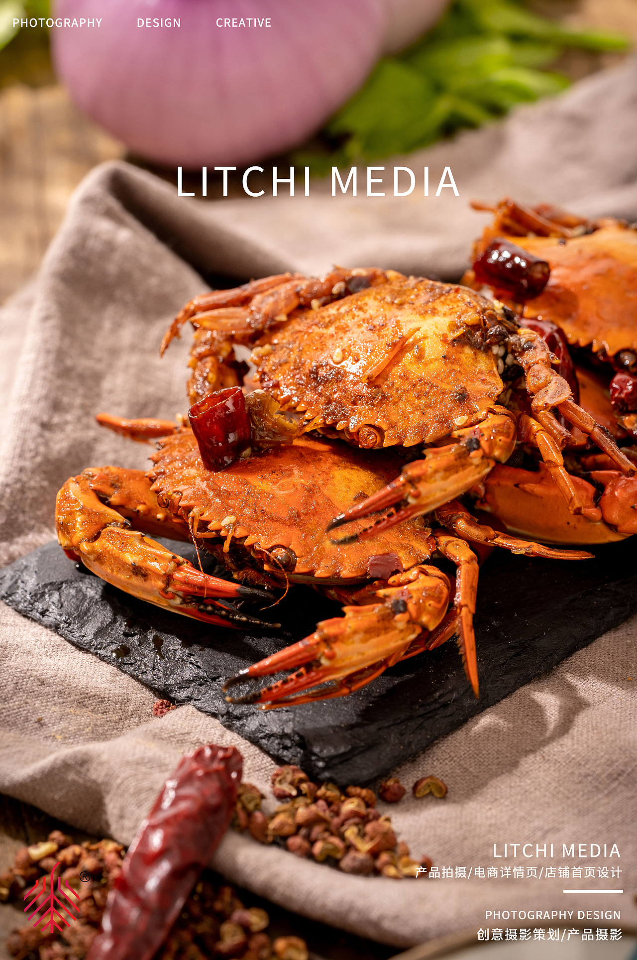 姜母鸭/皮皮虾/牛肉/鸭舌/鸡尖/螃蟹/虾/鲍鱼（图ZMjMxMjg5NjY4） - 产品摄影 - 站酷设计师荔枝传媒原创素材 - 站酷ZCOOL