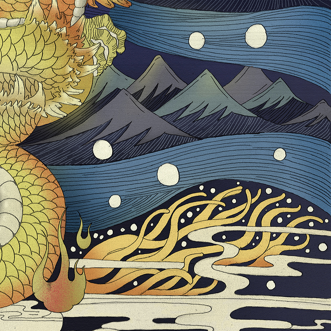 浮世繪——龍（圖ZMzIwNDg1OTg4） - 創(chuàng)作習(xí)作 - 站酷設(shè)計(jì)師陸濤km原創(chuàng)素材 - 站酷ZCOOL