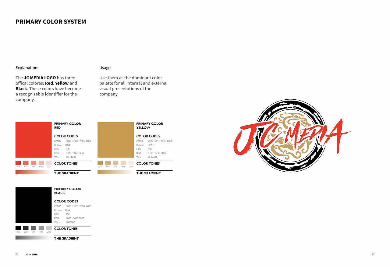 BRAND | JC MEDIA·成龙媒体宣传中心 VI（图ZMjA0NTk1MjQ0） - Logo - 站酷设计师SynieC原创素材 - 站酷ZCOOL