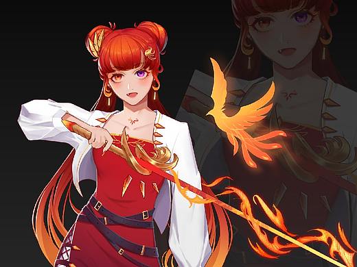 【立潮头 萃国风】丁果果角色设计 
