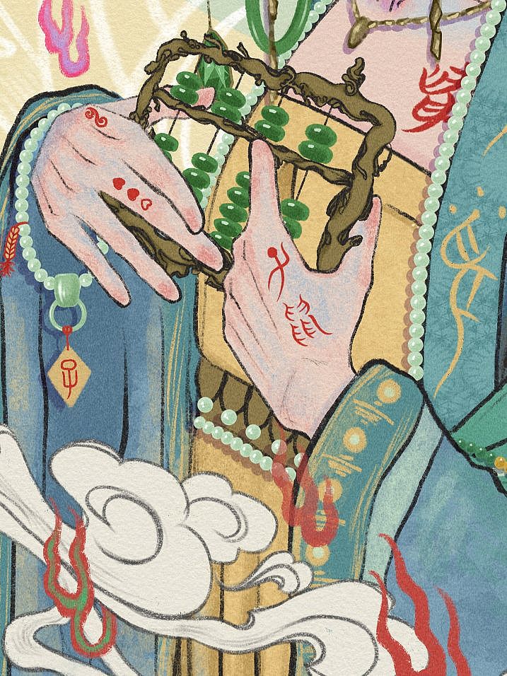 十二生肖拟人插画之子鼠