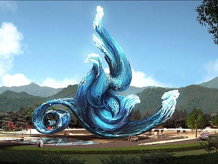 爱宝兰原创设计——大型城市雕塑效果图欣赏