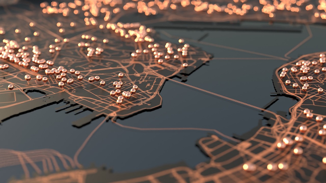 省份三维地图渲染与地形渲染