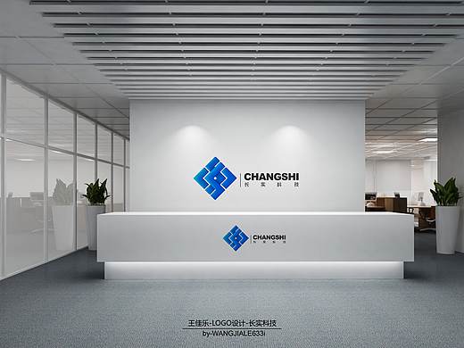 长实科技logo设计