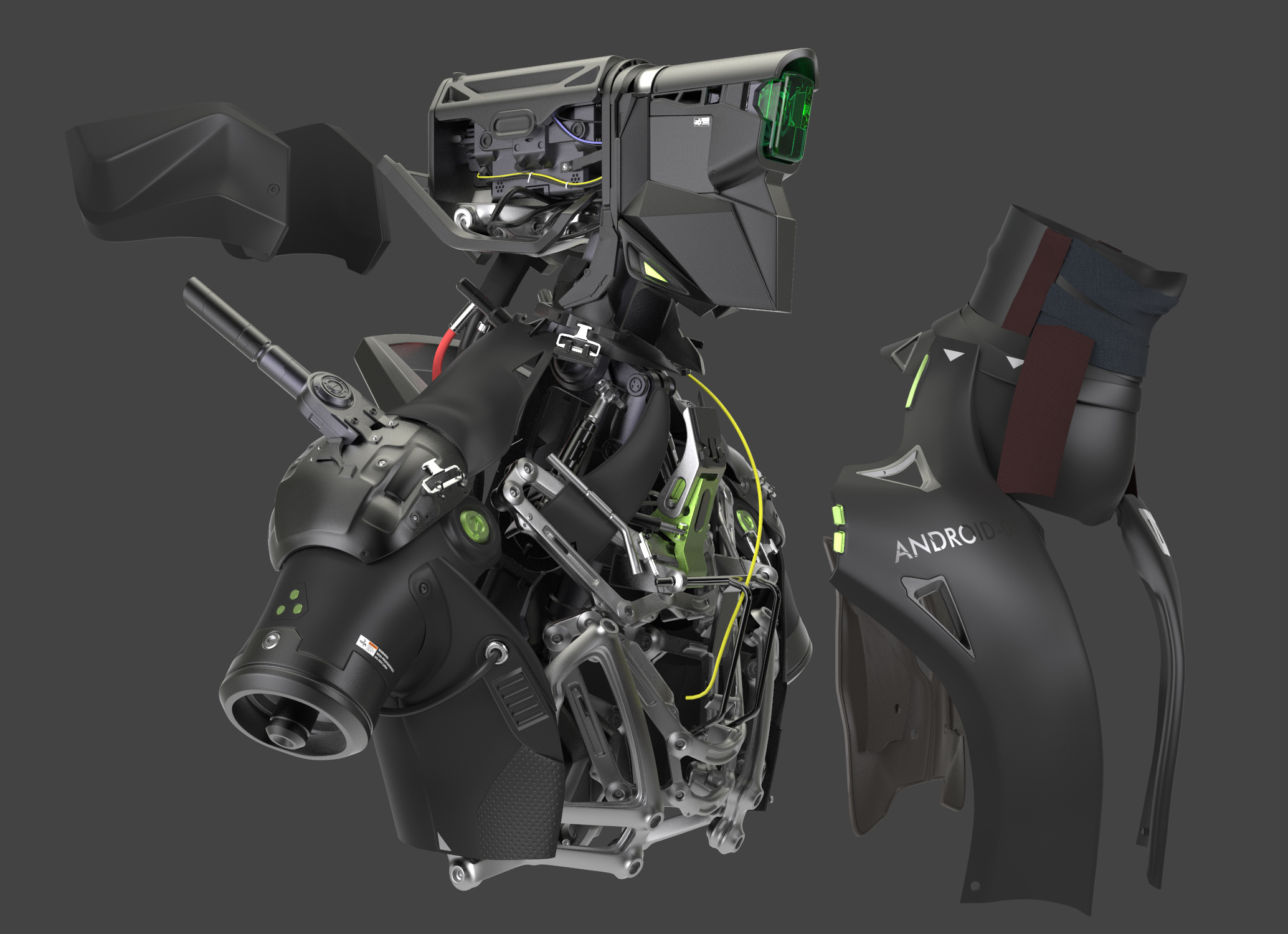 赛博朋克科幻机器人