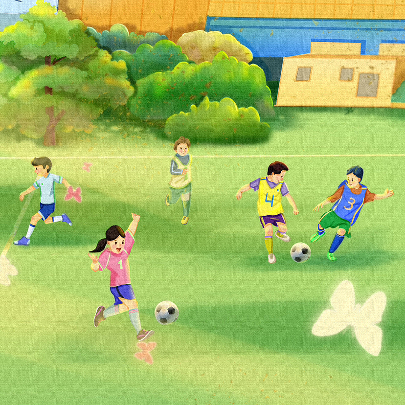 🦢🦢🦢童年美好时光（图ZMzI1NzU1MTY4） - 儿童插画 - 站酷设计师猫啊的原创素材 - 站酷ZCOOL