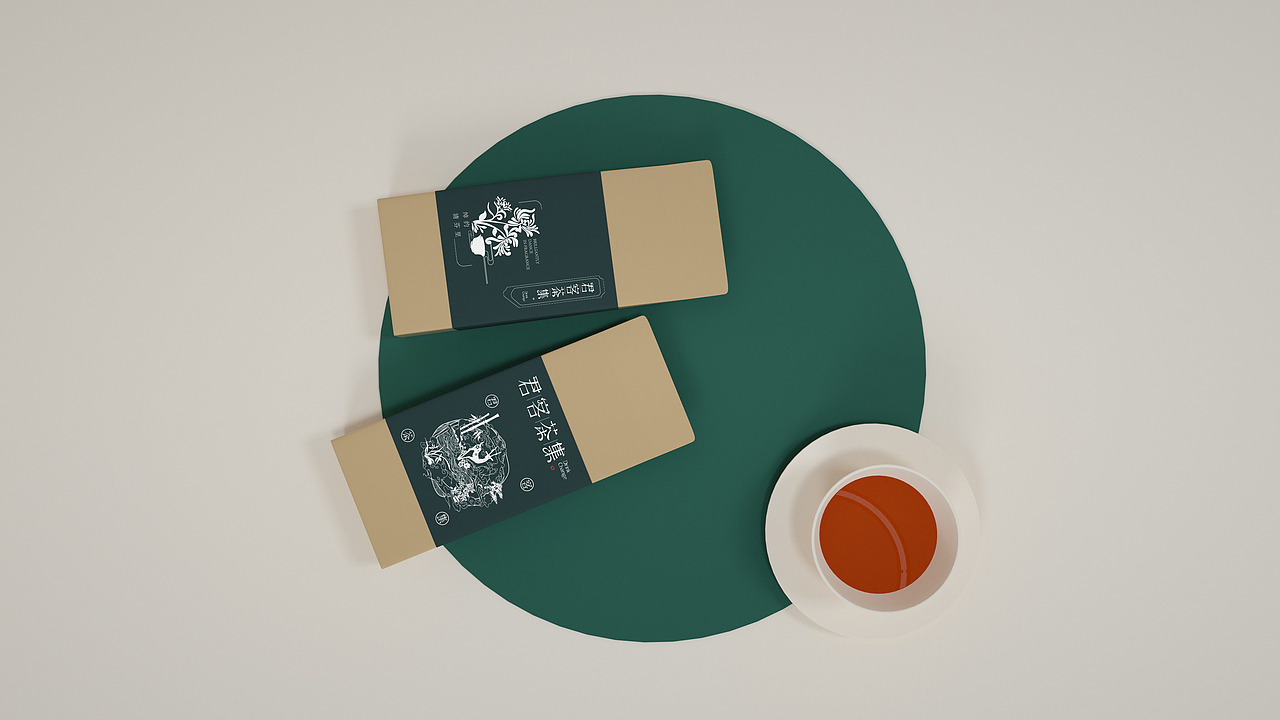 蓝色一页茶饮作品 | 君客茶集，茶饮品牌形象包装设计（图ZMTcwNTYxMDky） - 包装 - 站酷设计师蓝色一页品牌策划原创素材 - 站酷ZCOOL