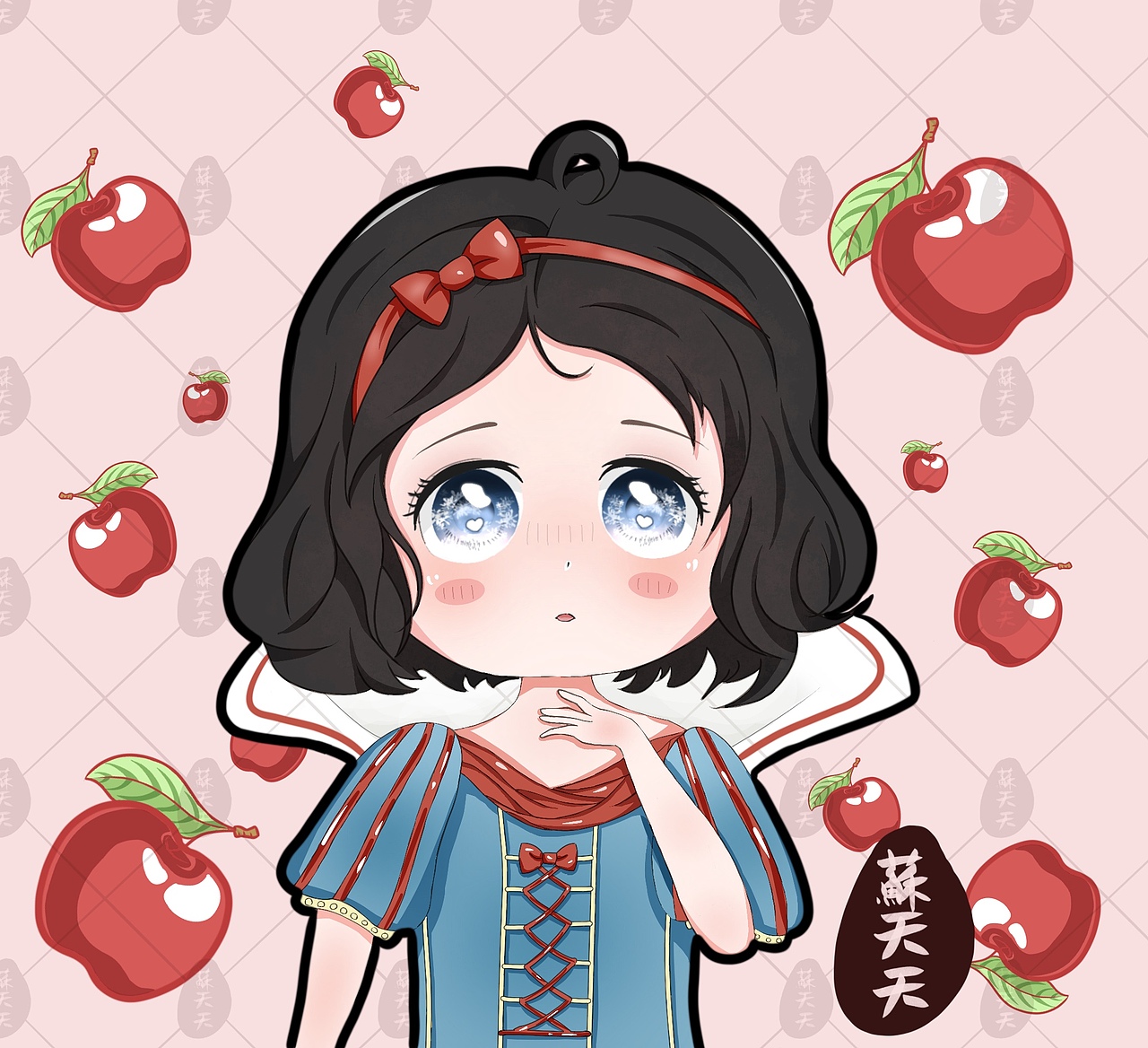 迪士尼公主之白雪公主q版头像