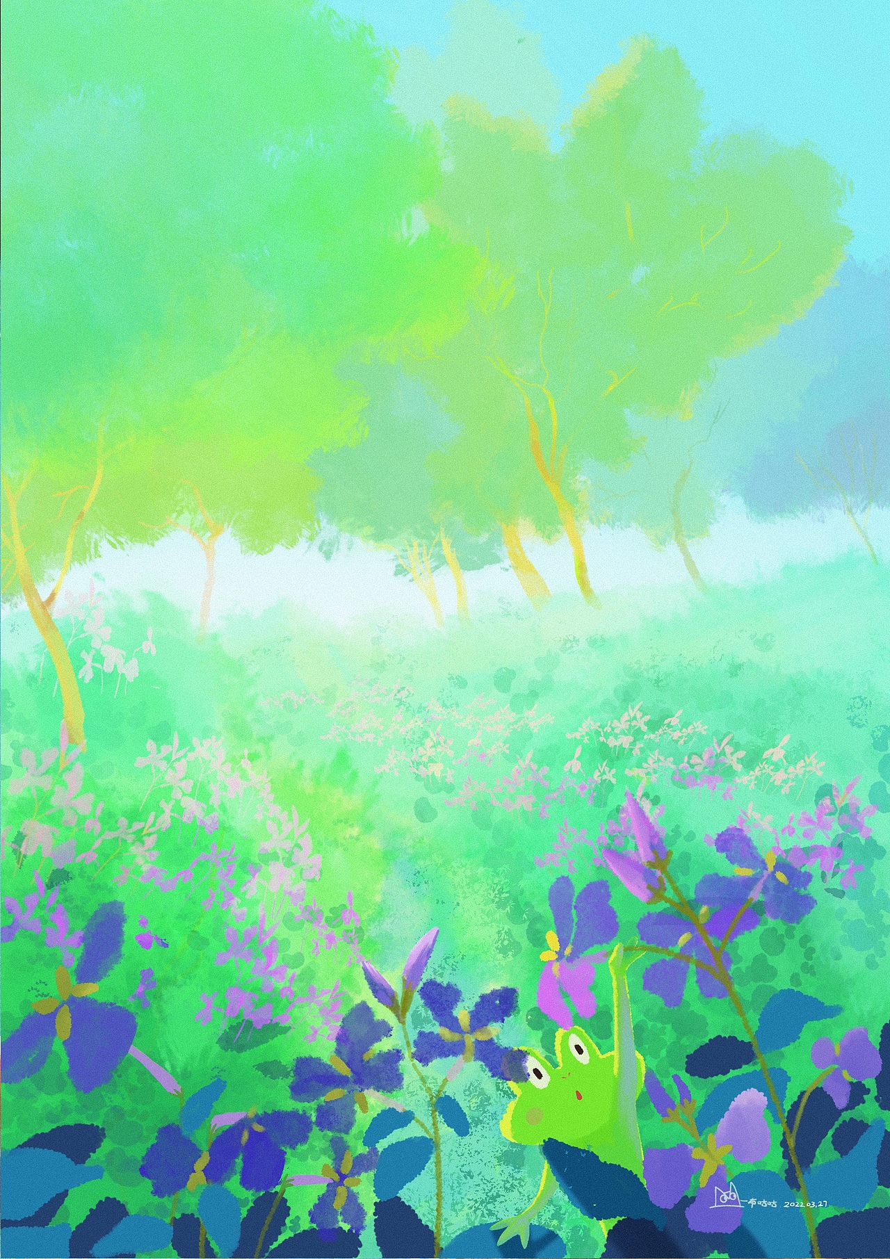 春日是远道而来的浪漫（图ZMjk1MjAyNjYw） - 创作习作 - 站酷设计师一布咕咕原创素材 - 站酷ZCOOL