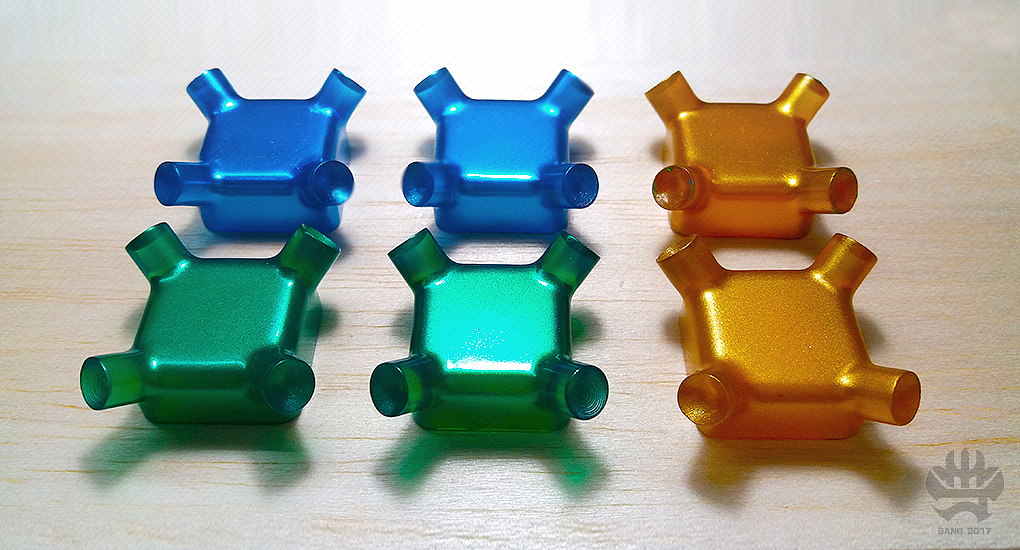 同事用模型喷涂,带银粉效果。