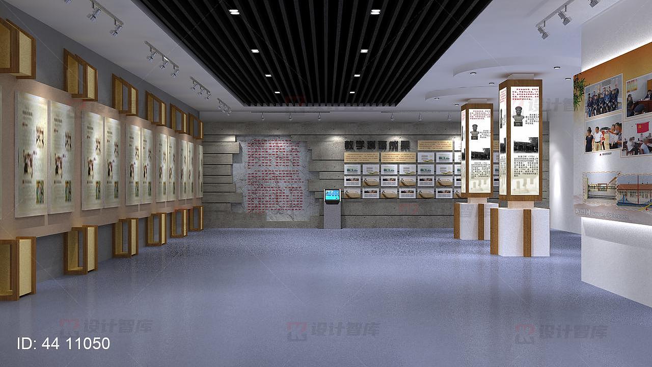 学校党建文化历史馆（图ZMjIwMDYwMzI4） - 建筑/空间 - 站酷设计师设计智库原创素材 - 站酷ZCOOL
