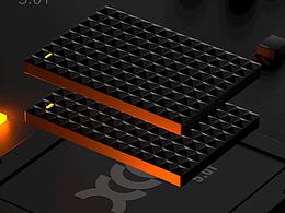 硬盘建模渲染C4D