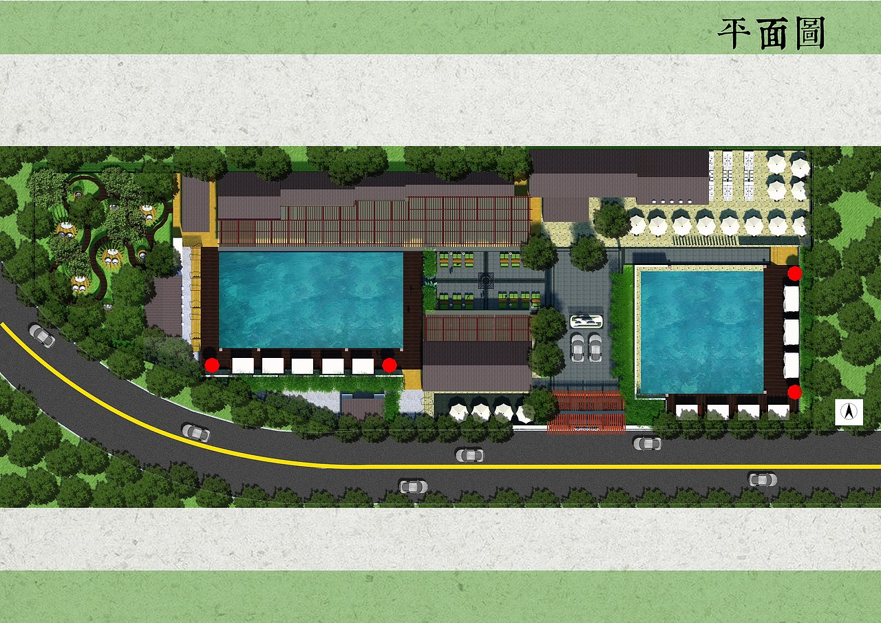 度假村景观方案|空间|景观设计|evon0001_原创作品-站酷zcool