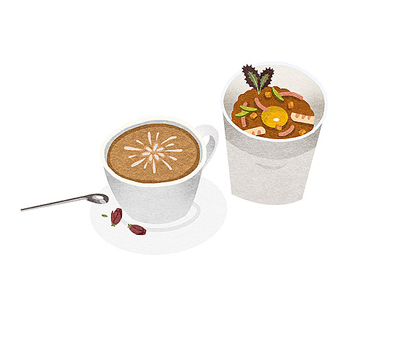 深圳世纪汇手绘美食地图（图ZMjU3NzAwMjQ=） - 商业插画 - 站酷设计师Bigfish大鱼君原创素材 - 站酷ZCOOL