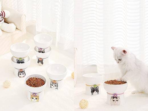 陶瓷高脚宠物碗×静物摄影 | 电商产品摄影