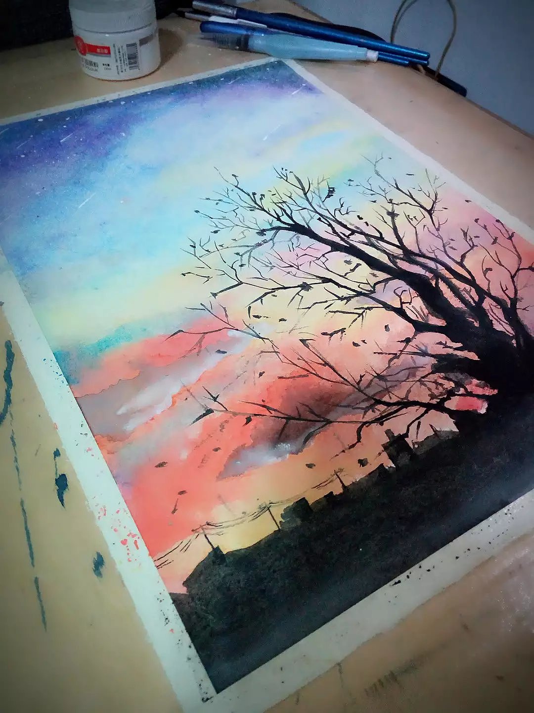 最近画的几幅水彩