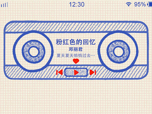 80年代复古插画手机主题