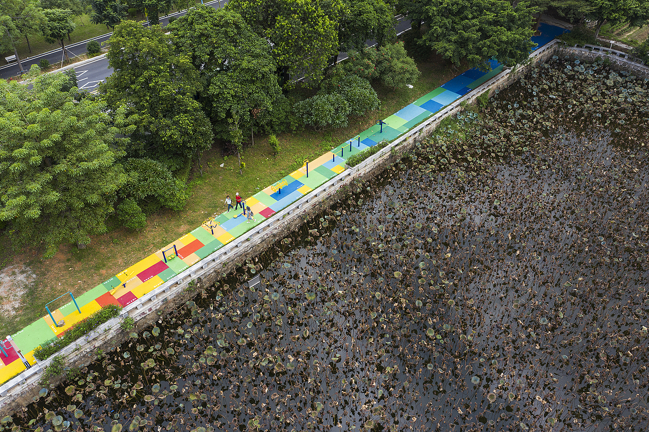 石一村健身步道 - 环境图形