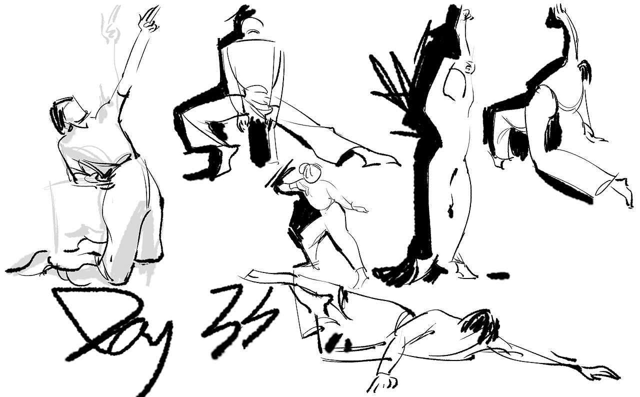 #速寫60天挑戰(zhàn)賽#day33@速寫班長（圖ZMjk1NTU2OTIw） - 創(chuàng)作習(xí)作 - 站酷設(shè)計(jì)師清方憑憑憑原創(chuàng)素材 - 站酷ZCOOL