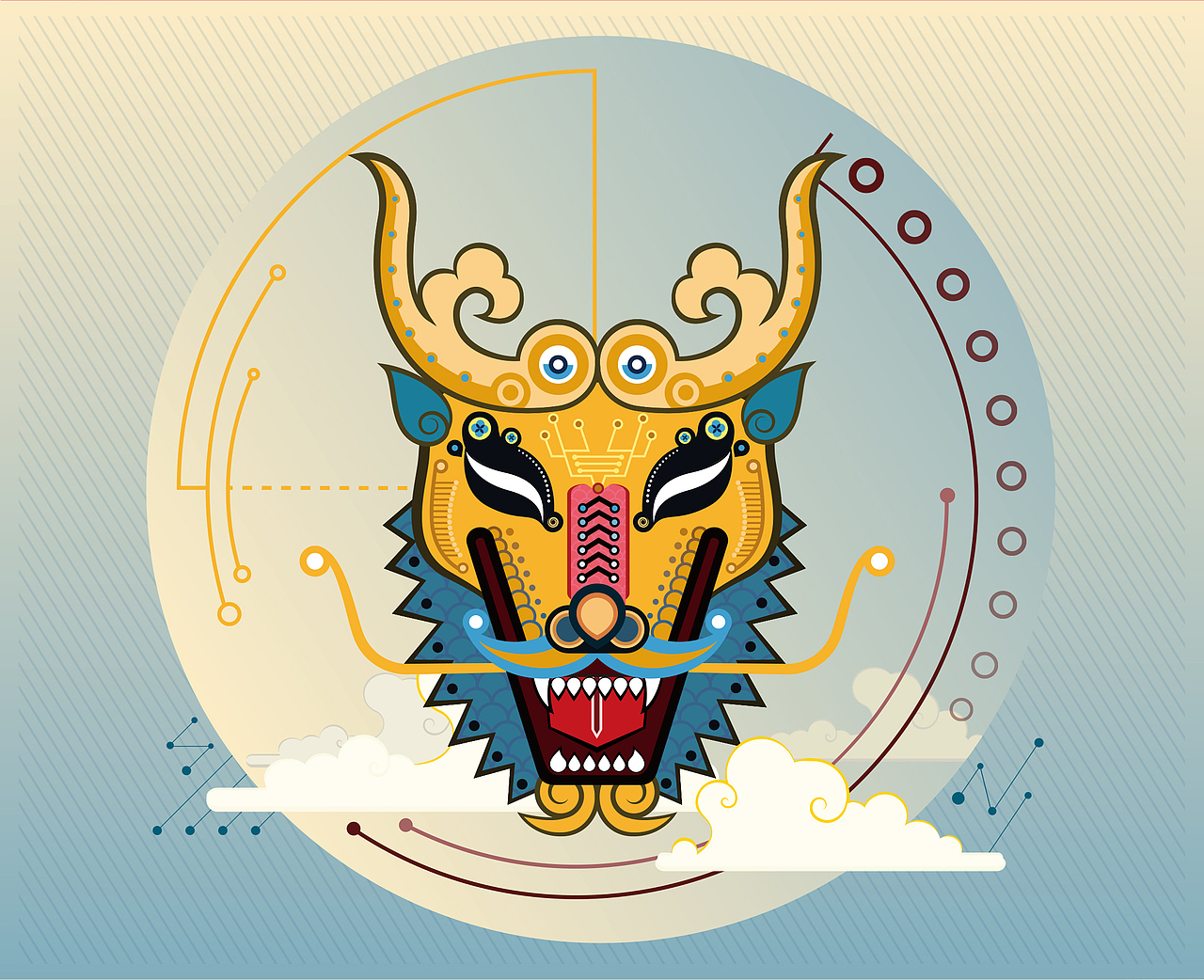 十二生肖姓氏 图形设计（图ZMTYwOTUyODg=） - 图案 - 站酷设计师Qing_Kit_er原创素材 - 站酷ZCOOL
