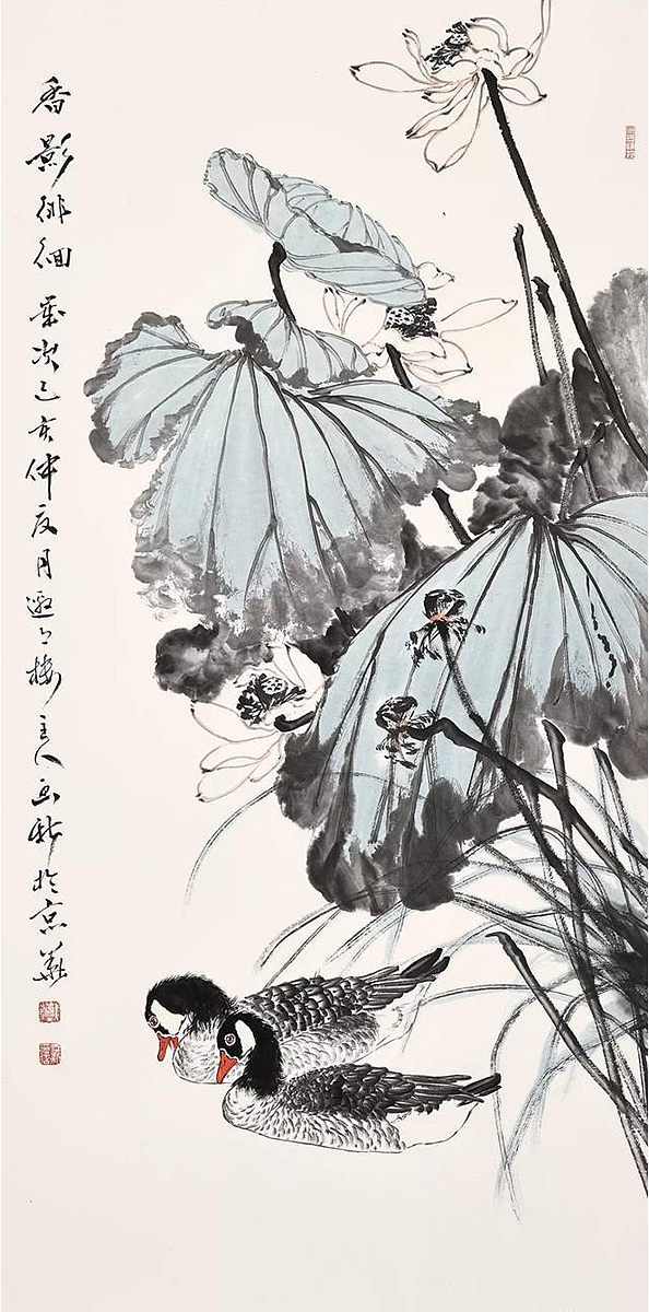 画家董玉新，当代主题性花鸟画领军人物（图ZMjg1MDM0OTMy） - 绘画 - 站酷设计师易阁字画网张小克原创素材 - 站酷ZCOOL