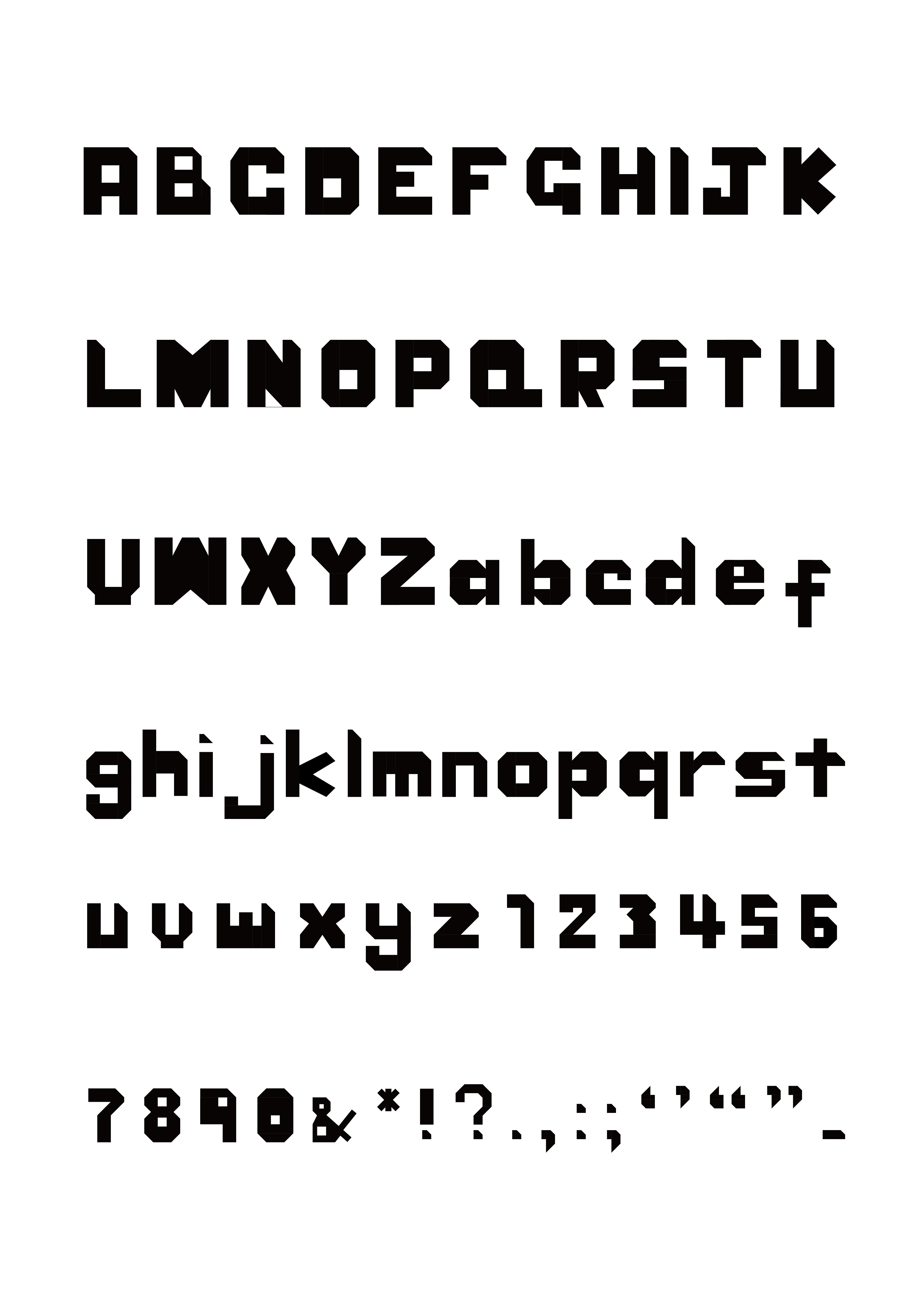 字体设计 ▏无衬线西文