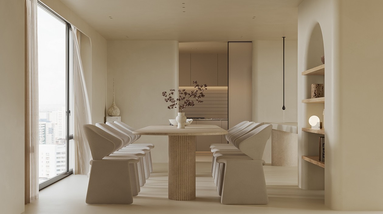 浅色系公寓设计 超细腻