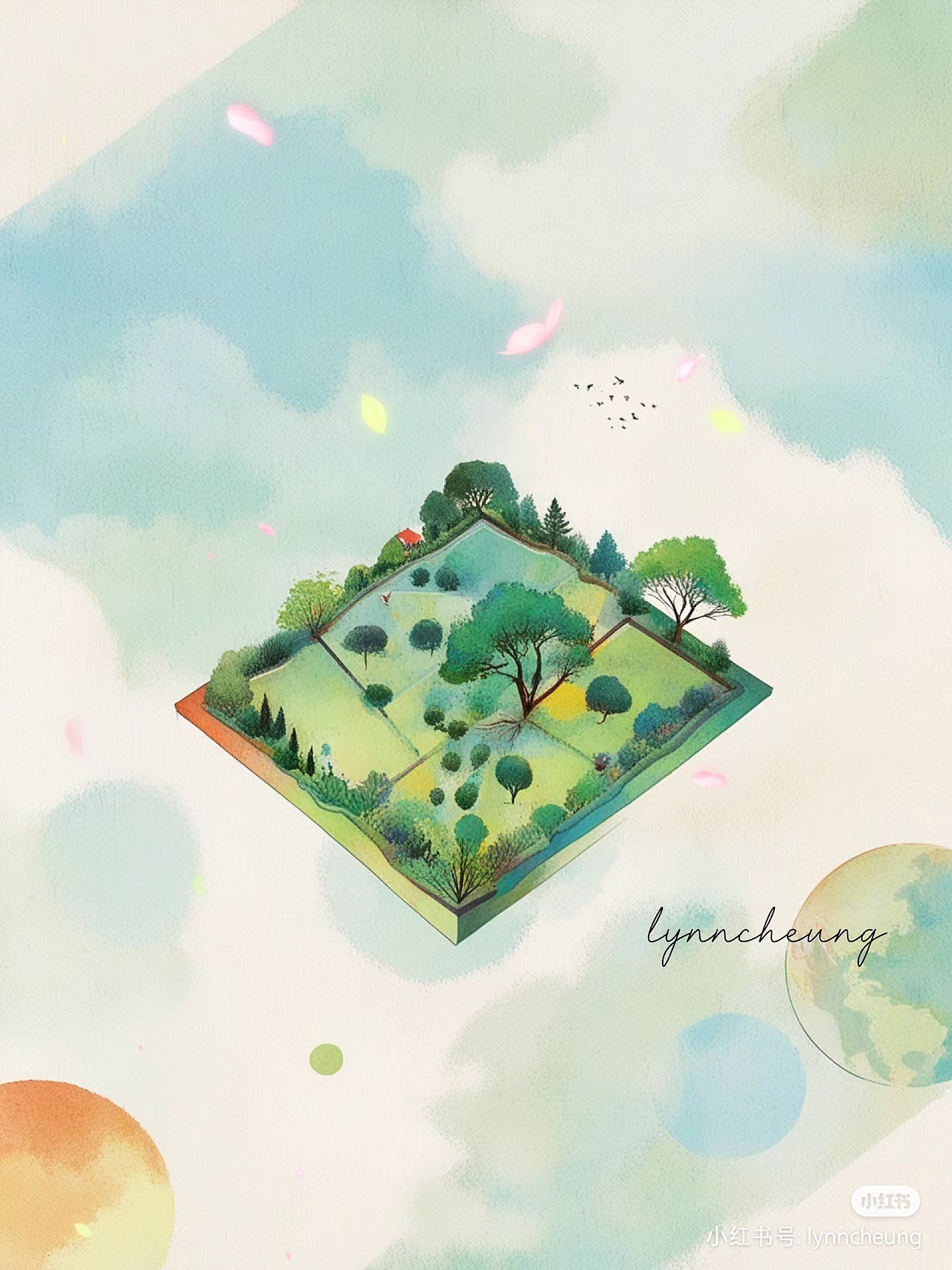 #插画 环保系列 爱护环境 爱护地球