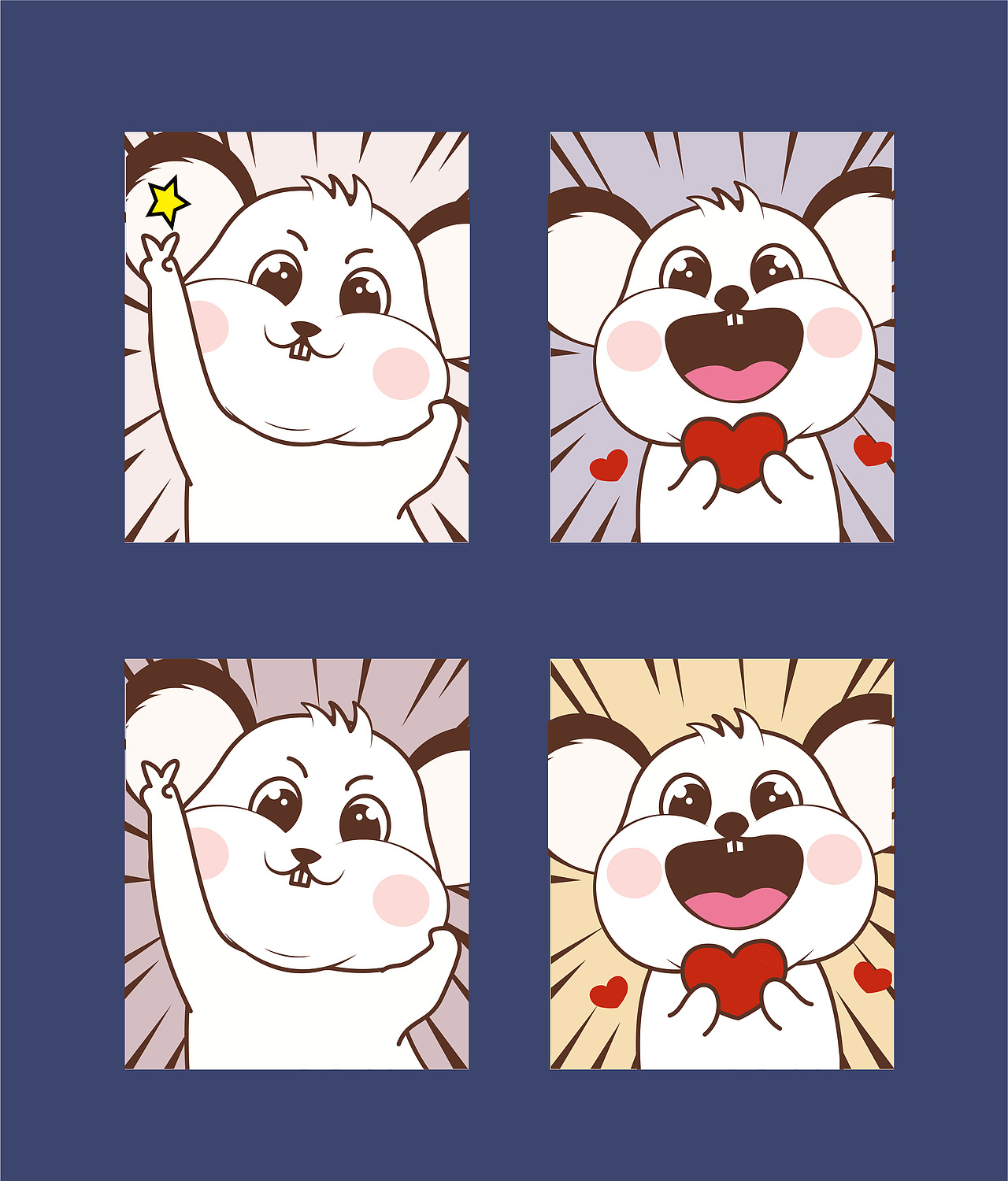 鼠 衣服图案 包包图案 鞋子杯子原创ip可授权版权