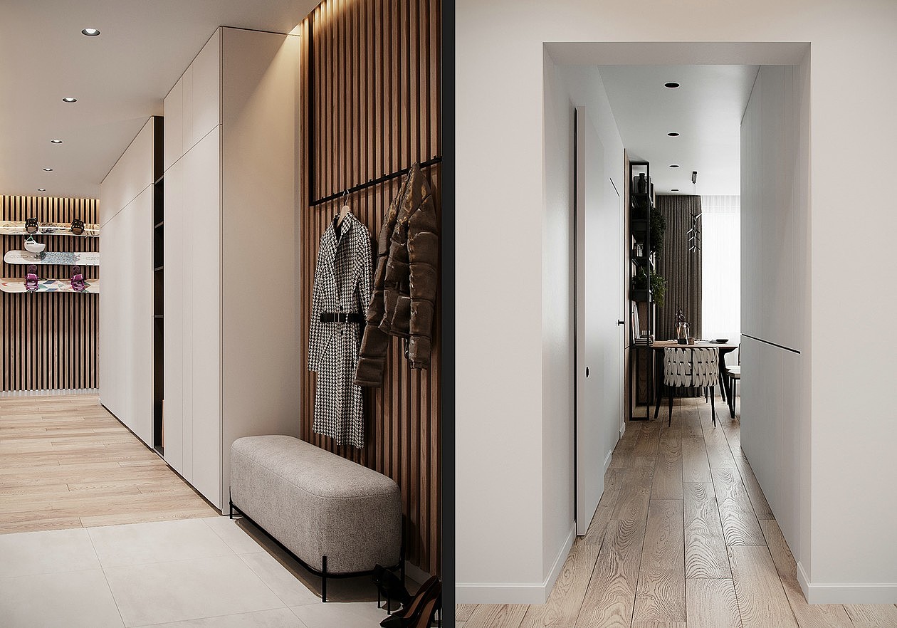 原木纯白空间感,简约轻盈