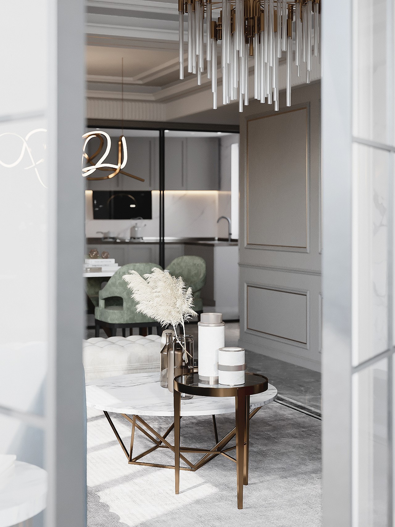 简欧客餐厅卧室