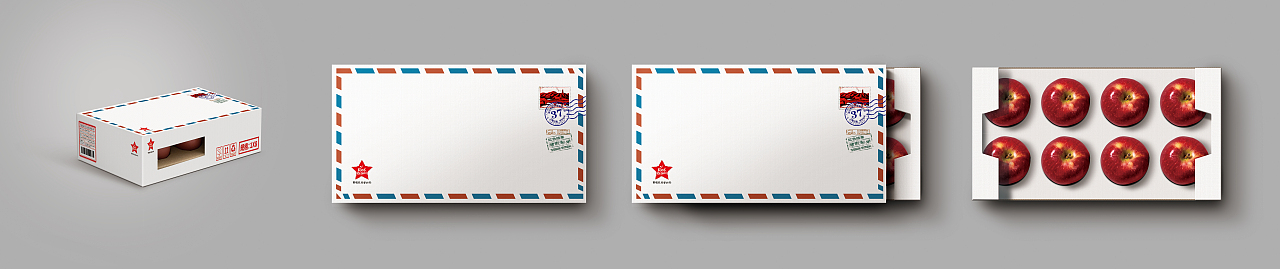京福龙红富士苹果包装设计