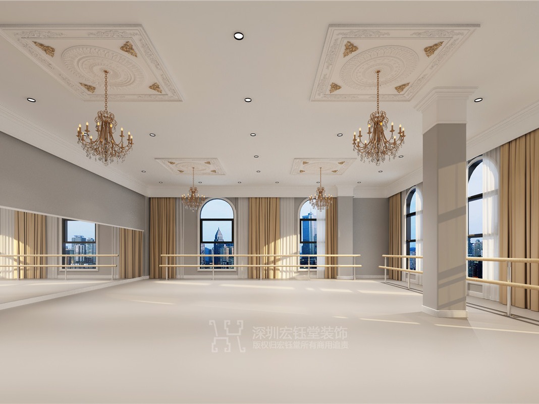 上海教育机构舞蹈房改造|空间|室内设计|小打打 - 原创作品 - 站酷 (ZCOOL)