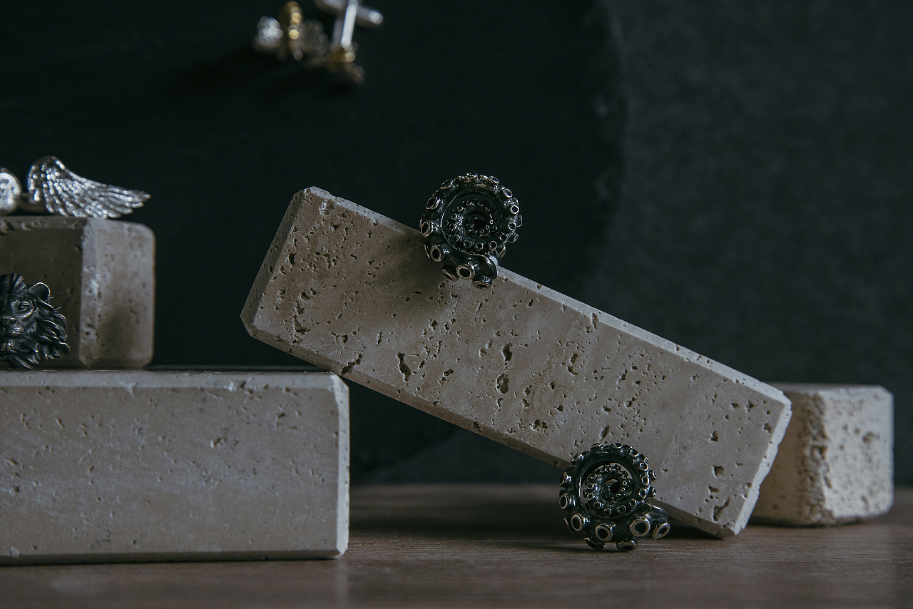 章魚x獅子造型系列 戒指x吊墜（圖ZMTYxNjE2MzQ4） - 產(chǎn)品攝影 - 站酷設(shè)計(jì)師Dim750原創(chuàng)素材 - 站酷ZCOOL