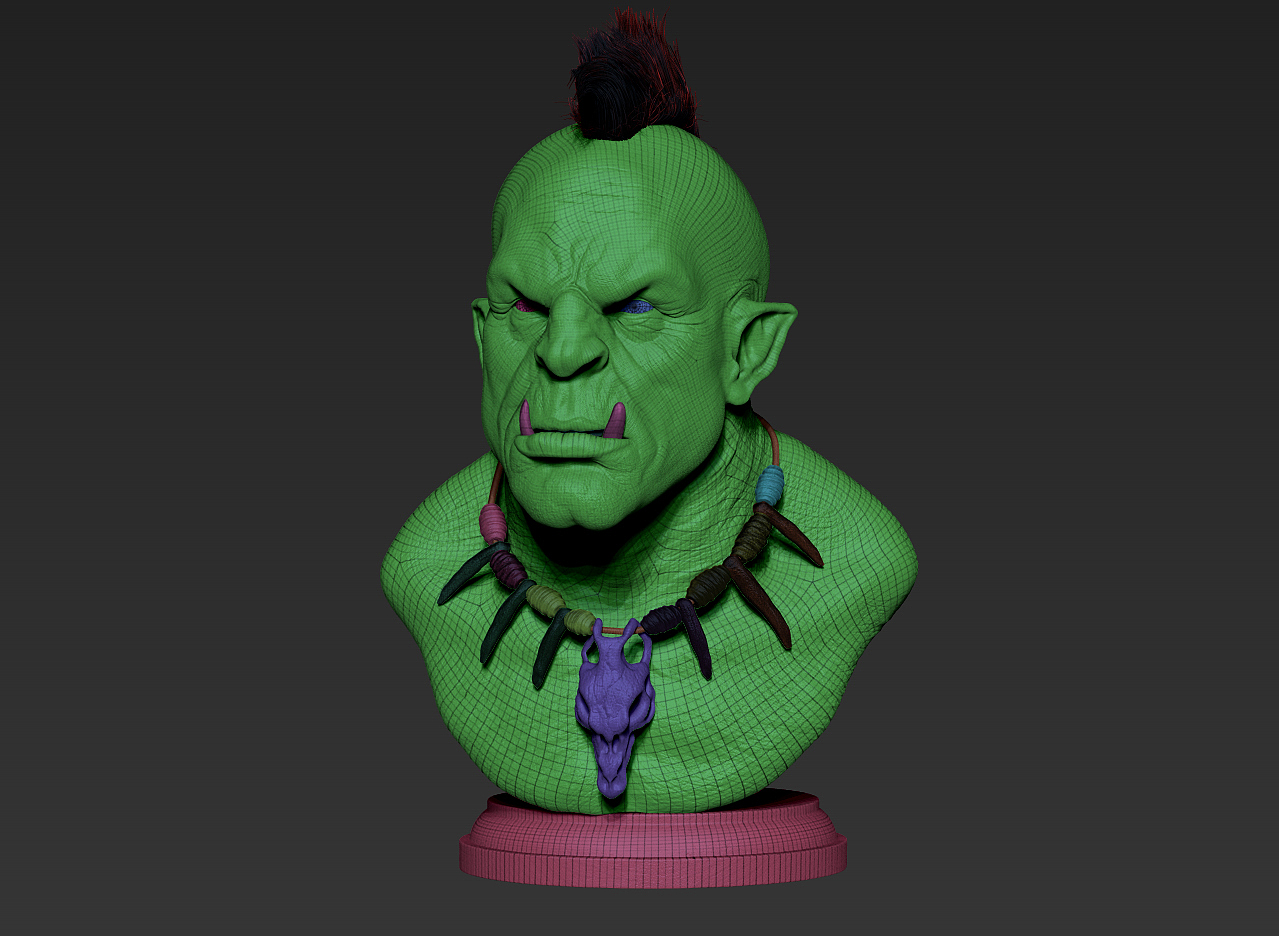 兽人胸像连续（图ZNzY3OTM3OTY=） - 人物/生物 - 站酷设计师zuokangbo原创素材 - 站酷ZCOOL