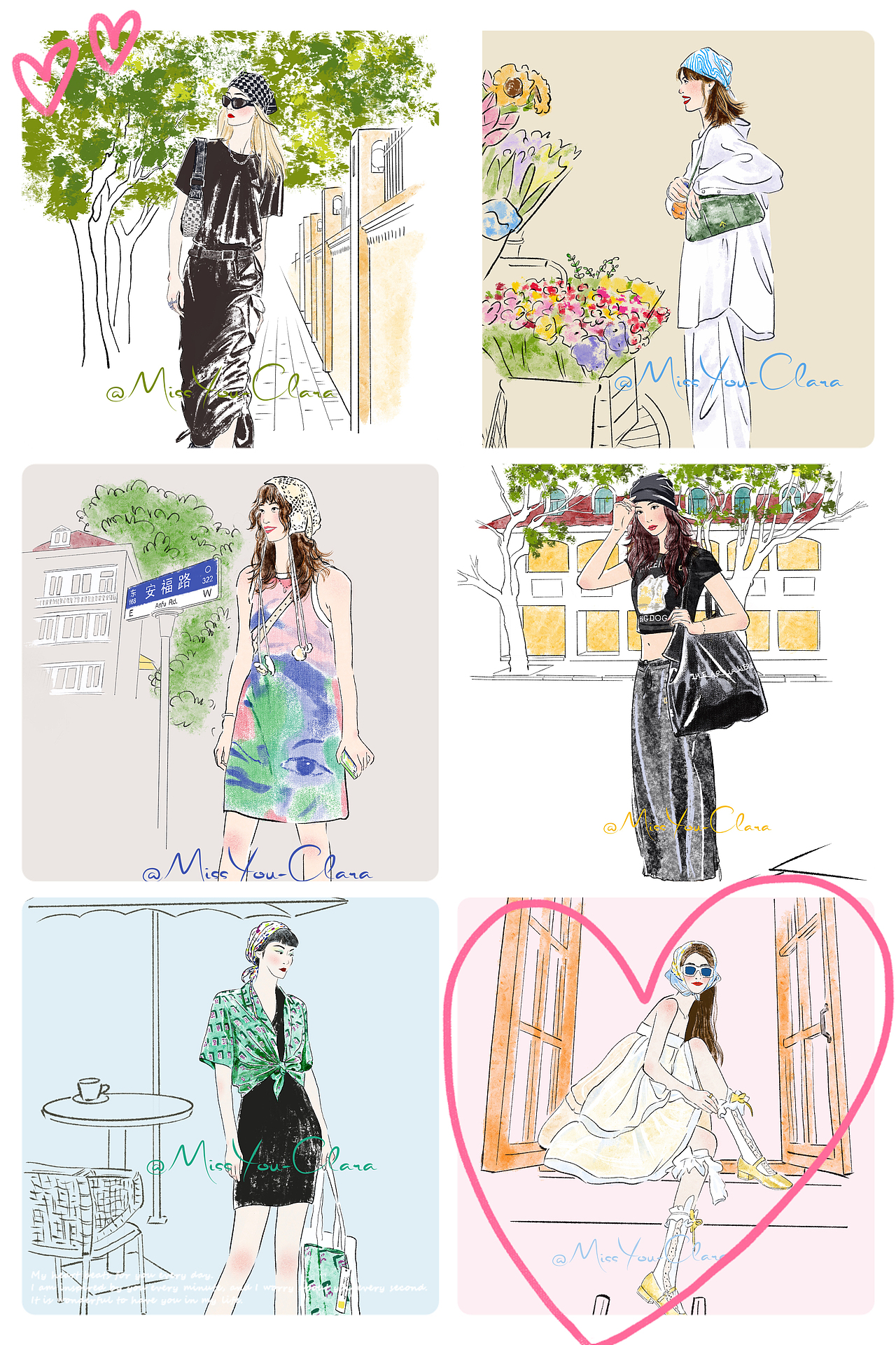 盛夏里戴头巾的时髦精们