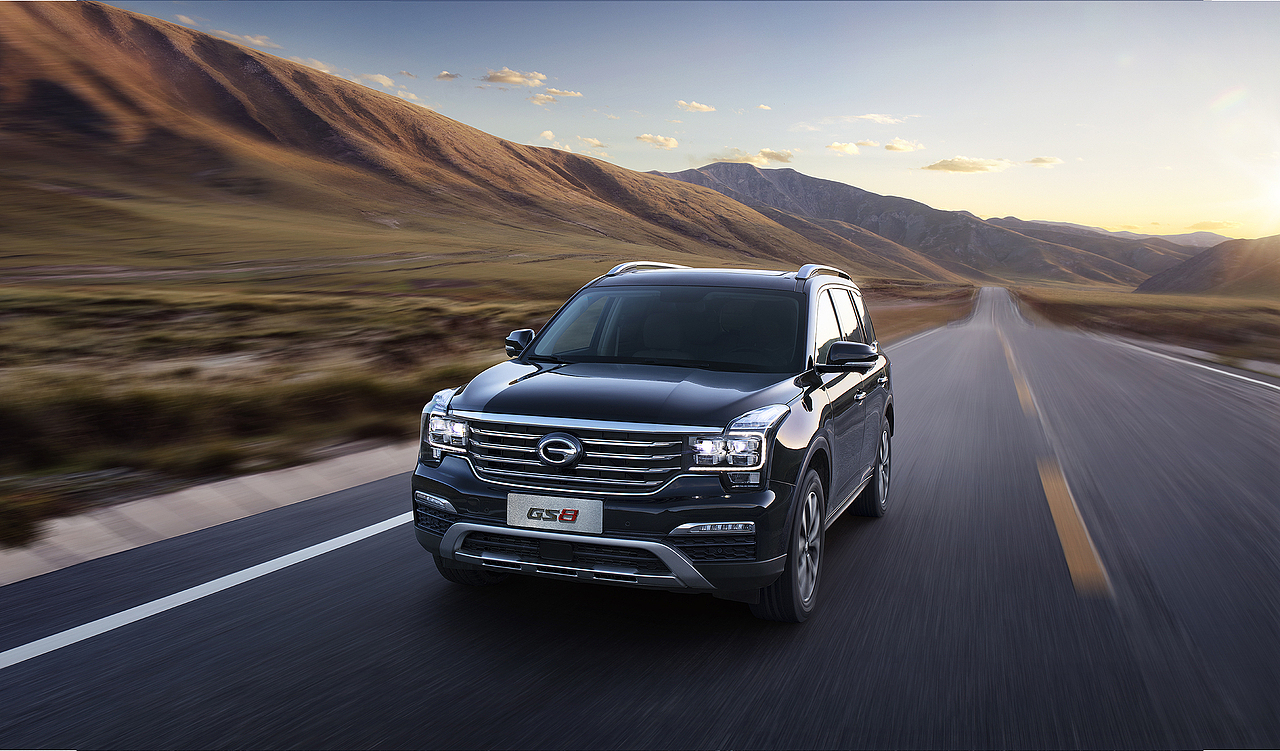 汽车修图广汽传祺gs8