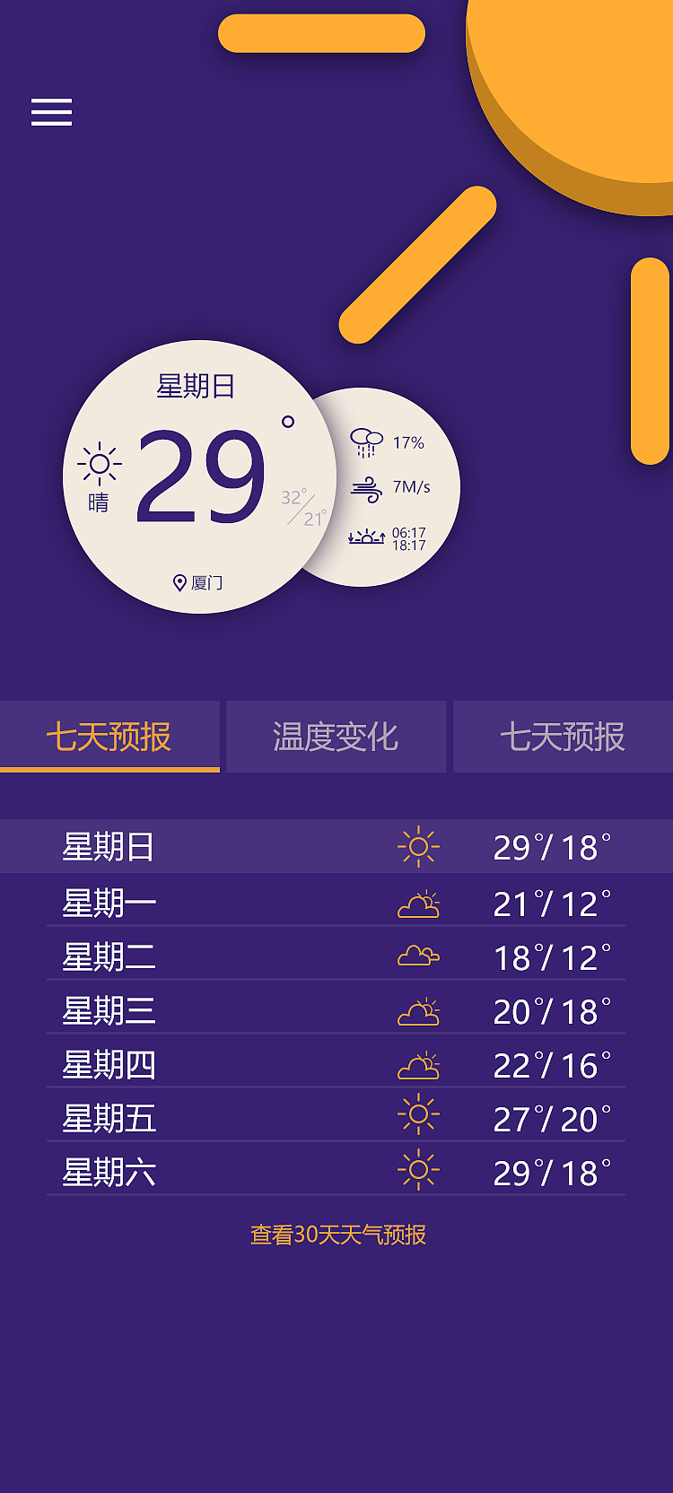 天气app（图ZMTU1MjI0NTI0） - APP界面 - 站酷设计师量子纠缠2038原创素材 - 站酷ZCOOL
