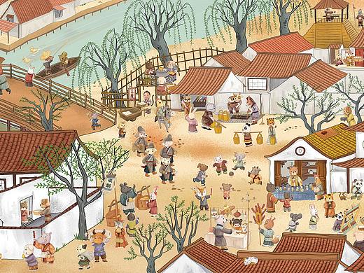 狐狸家《清明上河图》