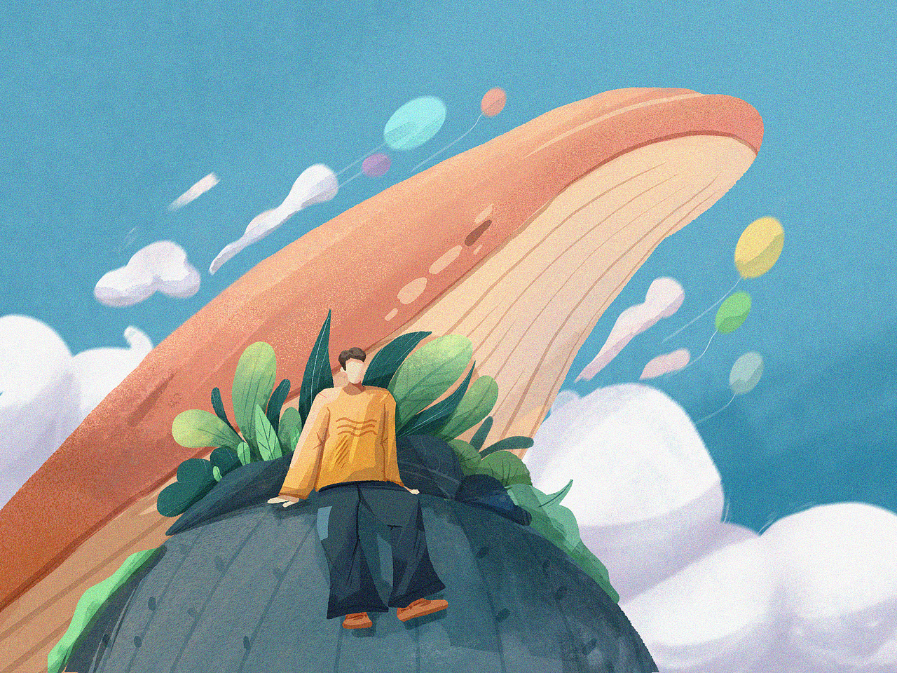 避风港|插画|创作习作|许clong_原创作品-站酷zcool