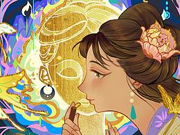 红楼梦-宝钗扑蝶