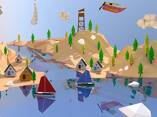 C4D--我的村莊（個(gè)人主頁-ZNDYzNjY3MzY=） - 動(dòng)畫/影視 - 站酷設(shè)計(jì)師灰森林綠蘑菇原創(chuàng)素材 - 站酷ZCOOL